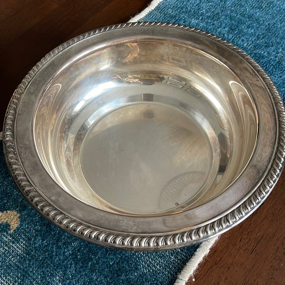 Silver plated bowl by Sheridan